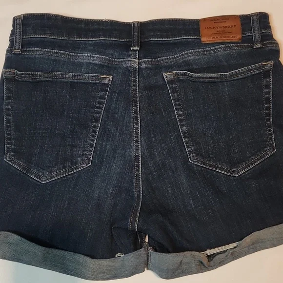 Lucky Brand | Women's Indigo | Jean Shorts | Sz 10 - Picture 3 of 5